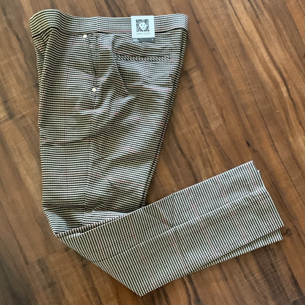 New ANNE KLEIN Pull-On Slash-Pocket Pants